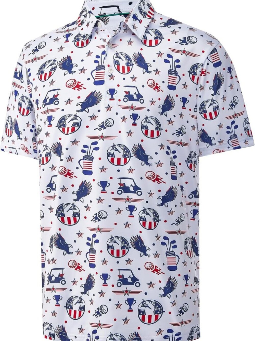 Men's Performance Golf Polo Shirt - Moisture-Wicking, Dry Fit, Short Sleeve